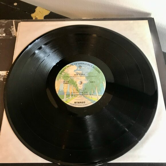 Deep Purple Fireball 12" Vinyl LP BS 2564 Warner Bros. Records Used Untested - Picture 6 of 8